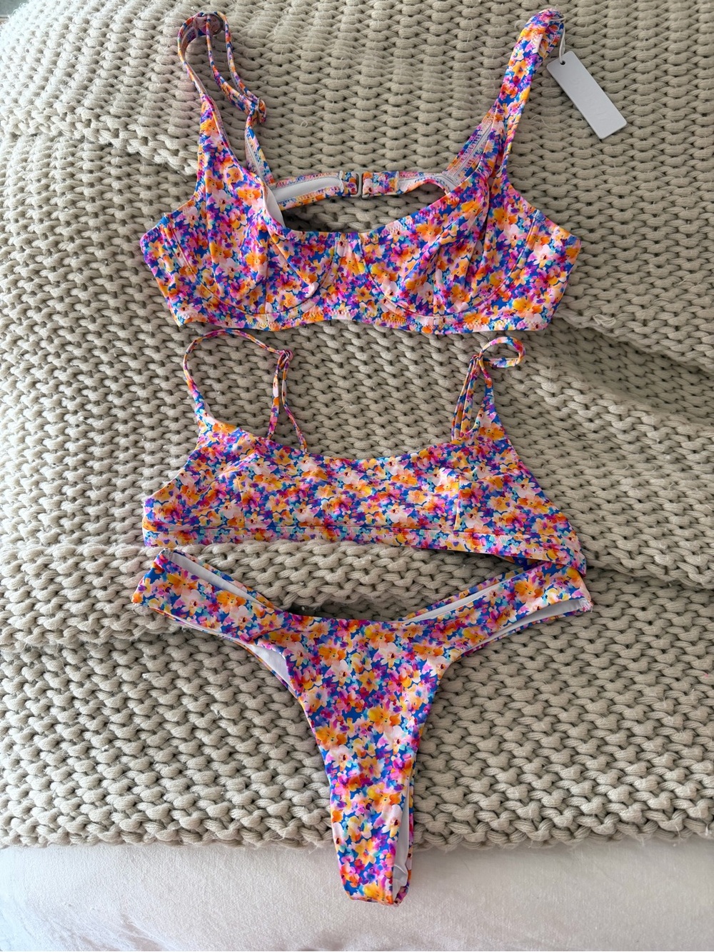 Bright Swim Bikini (Night Floral)